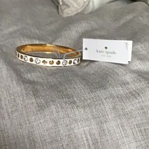 Kate Spade bangle bracelet, “ Spot the Spade” bracelet